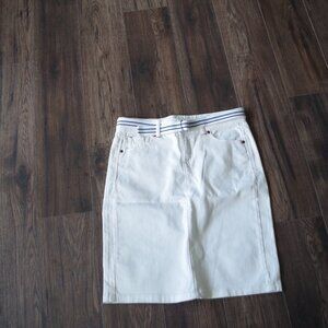 White Wrangler Jean Minin SKirt